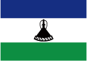 The Flag of the Kingdom of Lesotho